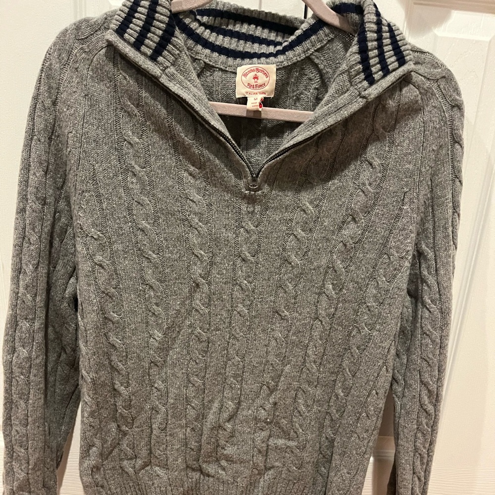 Brooks Brothers quarter zip sweater